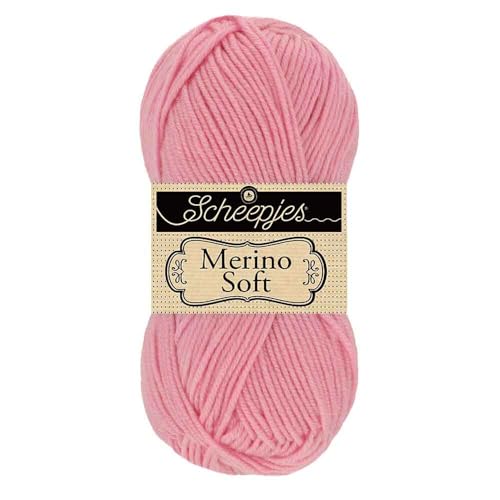 Scheepjes Merino Soft 1x50g - 632 Degas, Pink Hochwertiges Garn für Strick- und Häkelprojekte Scheepjes Merino Soft 1x50g - 632 Degas, Pink Hochwertiges Garn für Strick- und Häkelprojekte von Scheepjes