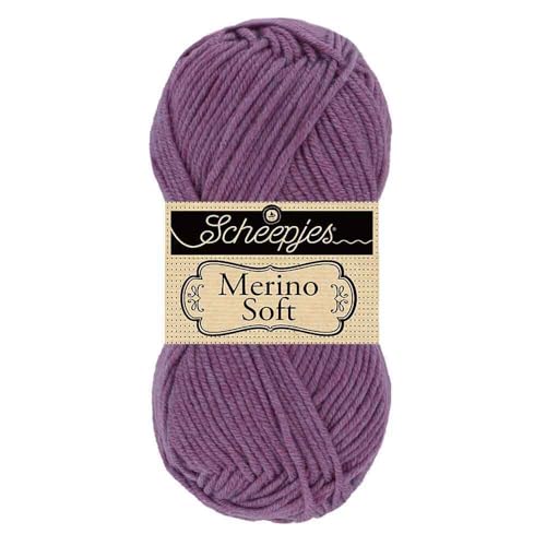 Scheepjes Merino Soft 1x50g - 639 Monet, Lila Haak- en Breigarens Scheepjes Merino Soft 1x50g - 639 Monet, Lila Haak- en Breigarens von Scheepjes