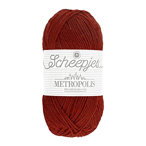 Scheepjes Metropolis 064 Kraków - 50g Wolle- und Nylon-Mischung für kreative Strick- und Häkelprojekte von Scheepjes