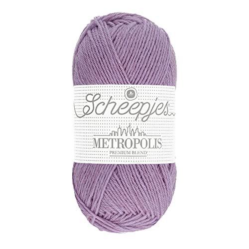 Scheepjes Metropolis 1x50g - 055 Lima, Paars Breigarens Scheepjes Metropolis 1x50g - 055 Lima, Paars Breigarens von Scheepjes