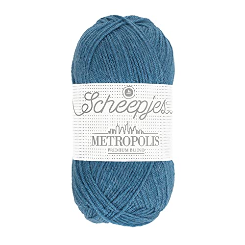Scheepjes Metropolis 1x50g - 009 Madrid, Blauwe Brei- en Haakgaren Scheepjes Metropolis 1x50g - 009 Madrid, Blauwe Brei- en Haakgaren von Scheepjes