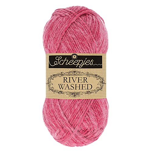 Scheepjes River Washed 1x50g - 943 Mekong, Rosa Baumwoll- und Acrylgarn Scheepjes River Washed 1x50g - 943 Mekong, Rosa Baumwoll- und Acrylgarn von Scheepjes