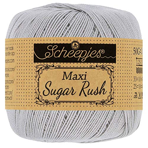 Scheepjes - Scheepjes 074 Quecksilber Maxi Zucker Eilen Garn - 1x50g von Scheepjes