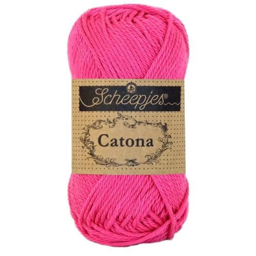 Scheepjes - Scheepjes 114 Schockierend Rosa Catona Garn - 1x50g Scheepjes - Scheepjes 114 Schockierend Rosa Catona Garn - 1x50g von Scheepjes