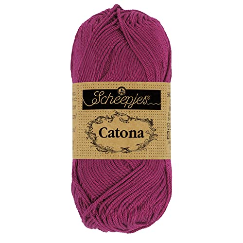 Scheepjes - Scheepjes 128 Tyrian Lila Catona Garn - 10x50g Scheepjes - Scheepjes 128 Tyrian Lila Catona Garn - 10x50g von Scheepjes