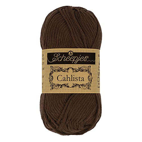 Scheepjes - Scheepjes 162 Schwarz Kaffee Cahlista Garn - 1x50g Scheepjes - Scheepjes 162 Schwarz Kaffee Cahlista Garn - 1x50g von Scheepjes