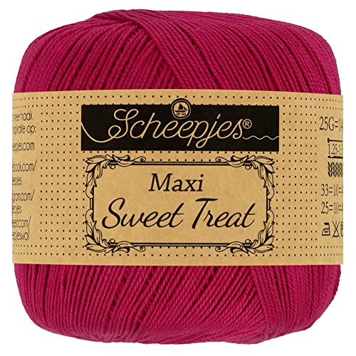 Scheepjes - Scheepjes 192 Scharlach Maxi Sweet Treat Garn - 10x25g von Scheepjes