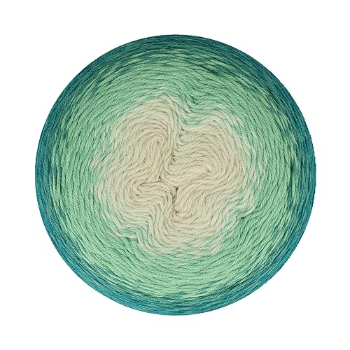 Scheepjes - Scheepjes 205 Blaugrün Zu Ombré Whirligig Garn - 1x450g Scheepjes - Scheepjes 205 Blaugrün Zu Ombré Whirligig Garn - 1x450g von Scheepjes