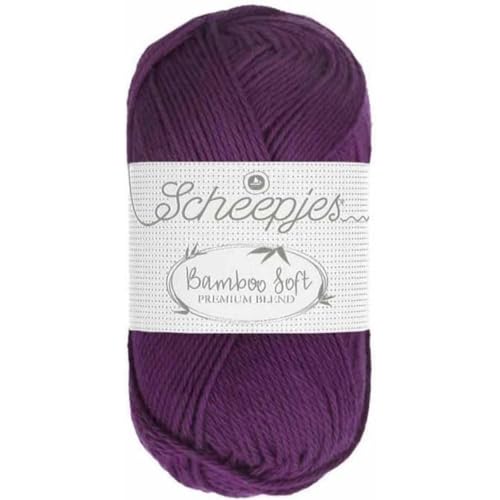Scheepjes - Scheepjes 250 Dekadent Pflaume Bambus Soft Cotton Garn - 10x50g Scheepjes - Scheepjes 250 Dekadent Pflaume Bambus Soft Cotton Garn - 10x50g von Scheepjes
