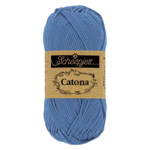 Scheepjes - Scheepjes 261 Capri Blau Catona Garn - 1x50g von Scheepjes