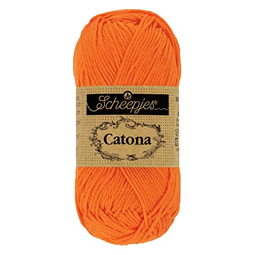 Scheepjes - Scheepjes 281 Mandarine Catona Garn - 1x50g von Scheepjes