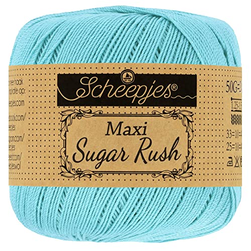 Scheepjes - Scheepjes 397 Cyan Maxi Zucker Eilen Garn - 1x50g Scheepjes - Scheepjes 397 Cyan Maxi Zucker Eilen Garn - 1x50g von Scheepjes