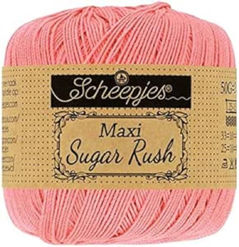 Scheepjes - Scheepjes 409 Weich Rosa Maxi Zucker Eilen Garn - 1x50g von Scheepjes