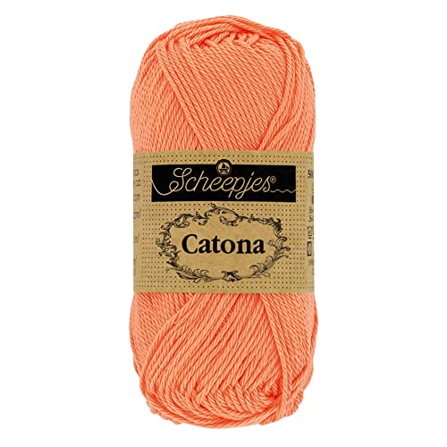 Scheepjes - Scheepjes 410 Reich Koralle Catona Garn - 10x50g Scheepjes - Scheepjes 410 Reich Koralle Catona Garn - 10x50g von Scheepjes
