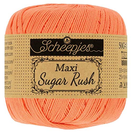 Scheepjes - Scheepjes 410 Reich Koralle Maxi Zucker Eilen Garn - 1x50g von Scheepjes