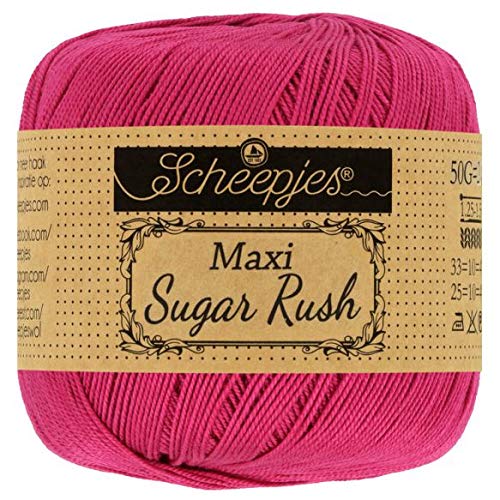 Scheepjes - Scheepjes 413 Kirsche Maxi Zucker Eilen Garn - 1x50g Scheepjes - Scheepjes 413 Kirsche Maxi Zucker Eilen Garn - 1x50g von Scheepjes