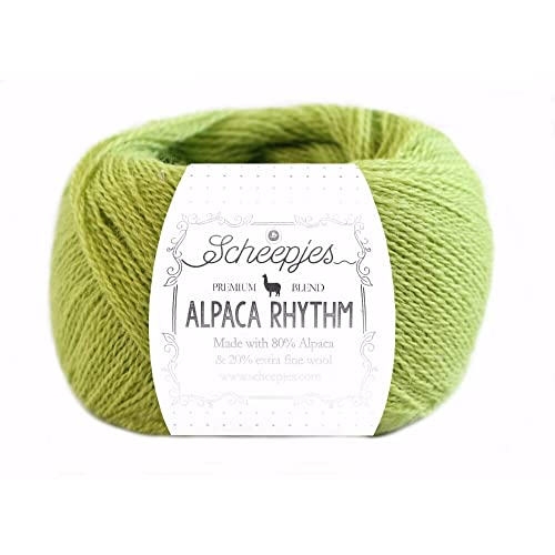 Scheepjes - Scheepjes 652 Glatt Alpaka Rhythmus Garn - 10x25g von Scheepjes