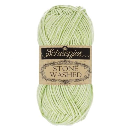 Scheepjes 1664-819 Stone Washed Baumwolle Garn, 78% 22% Acryl, 819 New Jade, 1x50g Scheepjes 1664-819 Stone Washed Baumwolle Garn, 78% 22% Acryl, 819 New Jade, 1x50g von Scheepjes