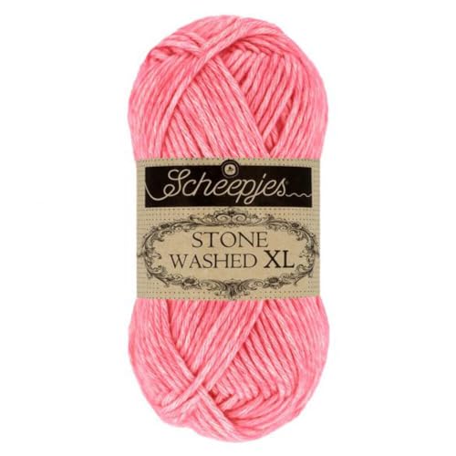 Scheepjes - Scheepjes 875 Rhodochrosit Stein Gewaschen (XL) Garn - 1x50g von Scheepjes