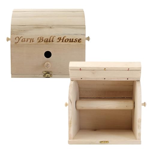 Scheepjes - Scheepjes Ahorn Holz Garn Ball Haus - 1 Stück Scheepjes - Scheepjes Ahorn Holz Garn Ball Haus - 1 Stück von Scheepjes