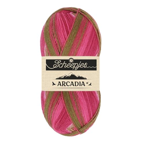 Scheepjes - Scheepjes Arcadia 904 Sakura -Beständig Socke Garn - 1x100g von Scheepjes