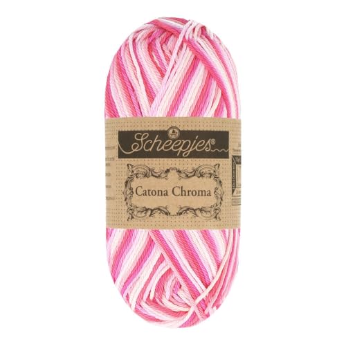 Scheepjes - Scheepjes Catona Chroma Sammlung 012 Peony 100% Mercerisiert Baumwolle Häkeln Und Stricken Garn - 1x50g Scheepjes - Scheepjes Catona Chroma Sammlung 012 Peony 100% Mercerisiert Baumwolle Häkeln Und Stricken Garn - 1x50g von Scheepjes
