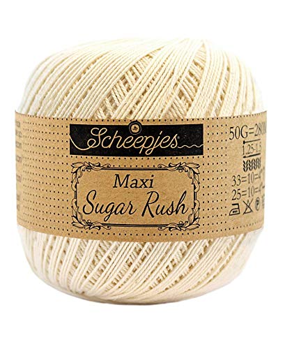 Scheepjes - Scheepjes Maxi Sugar Rush 130 Old Lace Garn - 1x50g von Scheepjes