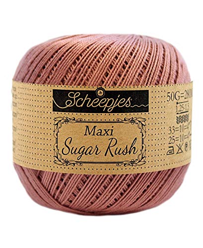 Scheepjes - Scheepjes Maxi Sugar Rush 776 Antiquität Rose Garn- 1x50g von Scheepjes