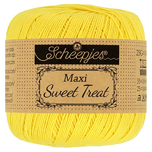 Scheepjes - Scheepjes Maxi Sweet Treat 280 Zitrone Garn - 1x25g Scheepjes - Scheepjes Maxi Sweet Treat 280 Zitrone Garn - 1x25g von Scheepjes