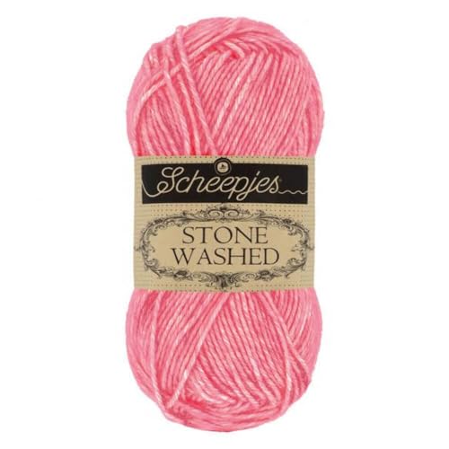 Scheepjes - Scheepjes Stone Washed 835 Rhodochrosit-Garn – 1 x 50 g von Scheepjes