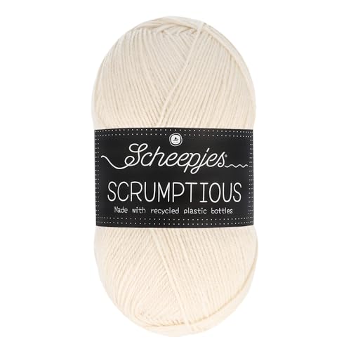 Scheepjes Scrumptious 100g - 386 Lemon Granita, Gelbes Häkel- und Strickgarn von Scheepjes