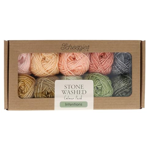 Scheepjes Stone Washed Farbpaket 10x25g - Intentions von Scheepjes
