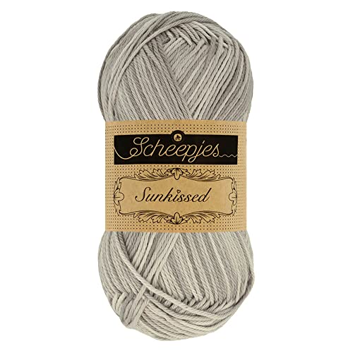 Scheepjes Sunkissed 1x50g - 017 Summer Rain, Grijs Haak- en Breigarens von Scheepjes