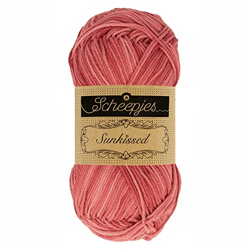 Scheepjes Sunkissed Garn 50 g - Wasser Melone Eis 008 von Scheepjes