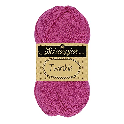 Scheepjes Twinkle Garn - 1x50g in Roze, Ideal zum Stricken und Häkeln von Scheepjes