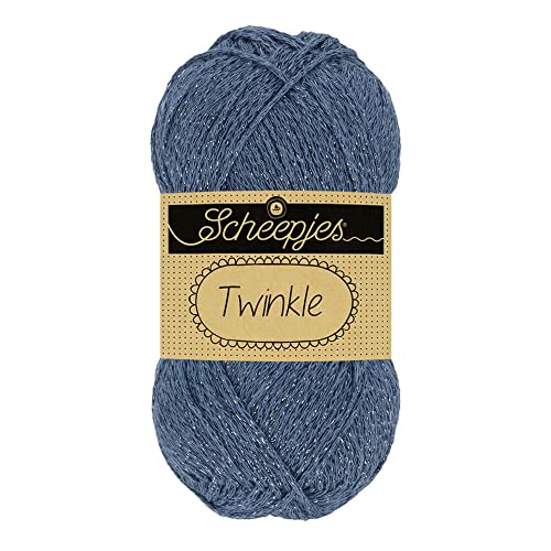 Scheepjes Twinkle 1x50g - 909, Blauw Haak- en Breigarens Scheepjes Twinkle 1x50g - 909, Blauw Haak- en Breigarens von Scheepjes