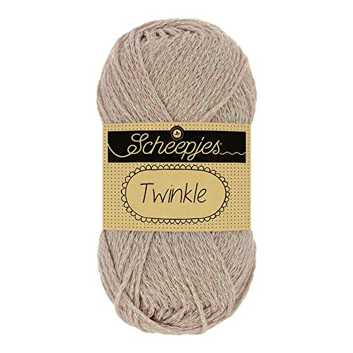 Scheepjes Twinkle 50g - 904 Beige Häkel- und Strickgarn von Scheepjes