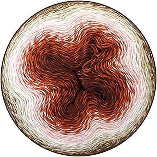 Scheepjes Whirl 1000m - 777 Scrumptious Lush, Baumwoll-Acryl-Garn in Braun-Beige für Strick- und Häkelprojekte von Scheepjes