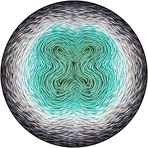 Scheepjes Whirl Garn 1000m - 785 Minty Black Velvet - Hochwertiges Baumwoll-Acryl Garn von Scheepjes