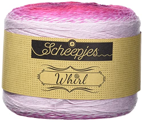 Scheepjes Whirl 1x1000m - 555 Forbidden Fuchsia, lila und rosa Farbverlauf Garn von Scheepjes