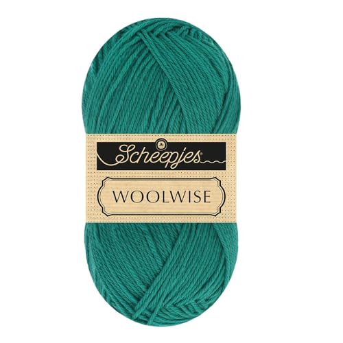 Scheepjes Woolwise 100g - 753 Mossy Glen, hochwertiges Merinogarn für Stricken und Häkeln von Scheepjes