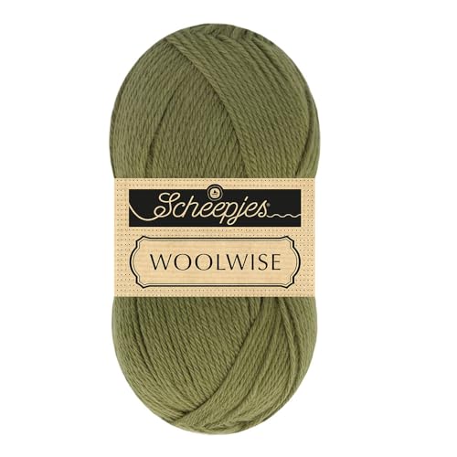 Scheepjes Woolwise 100g - 759 Deep Moss, Superwash Merino Garn von Scheepjes