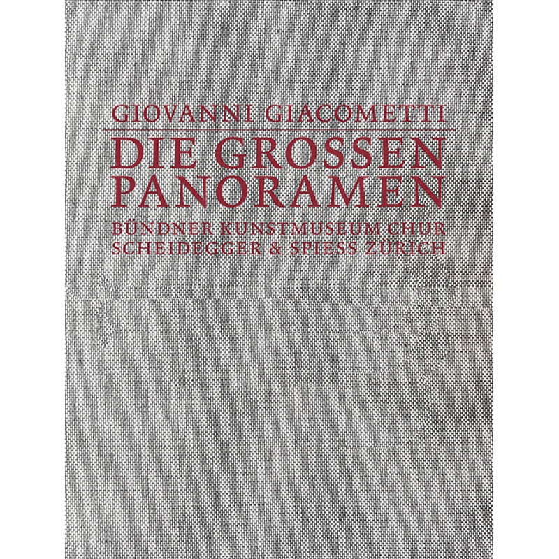 Giovanni Giacometti, Kartoniert (TB) von Scheidegger & Spiess