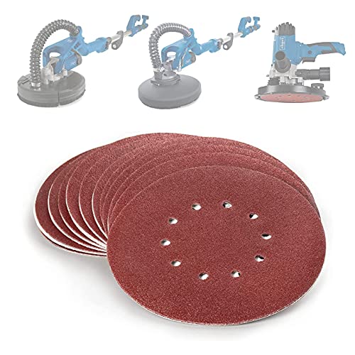 Scheppach Schleifpapierset 60 Stück Wand und Deckenschleifer Schleifscheiben 215mm Klett je 10x K80/100/120/150/180/240 | 10 Loch | für Trockenbauschleifer DS200 - DS920 - DS930 | Tellerschleifer Scheppach Schleifpapierset 60 Stück Wand und Deckenschleifer Schleifscheiben 215mm Klett je 10x K80/100/120/150/180/240 | 10 Loch | für Trockenbauschleifer DS200 - DS920 - DS930 | Tellerschleifer von Scheppach