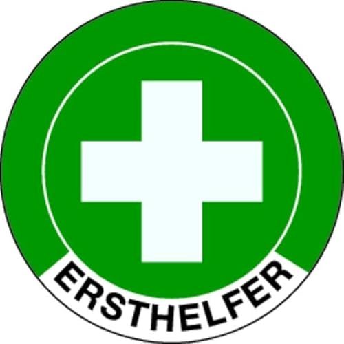 Schilder Klar 2946/60 Ersthelfer, Folie Selbstklebend, Bogen 10 Etiketten á Durchmesser 40mm, Maße 222mm x 93mm Schilder Klar 2946/60 Ersthelfer, Folie Selbstklebend, Bogen 10 Etiketten á Durchmesser 40mm, Maße 222mm x 93mm von Schilder Klar
