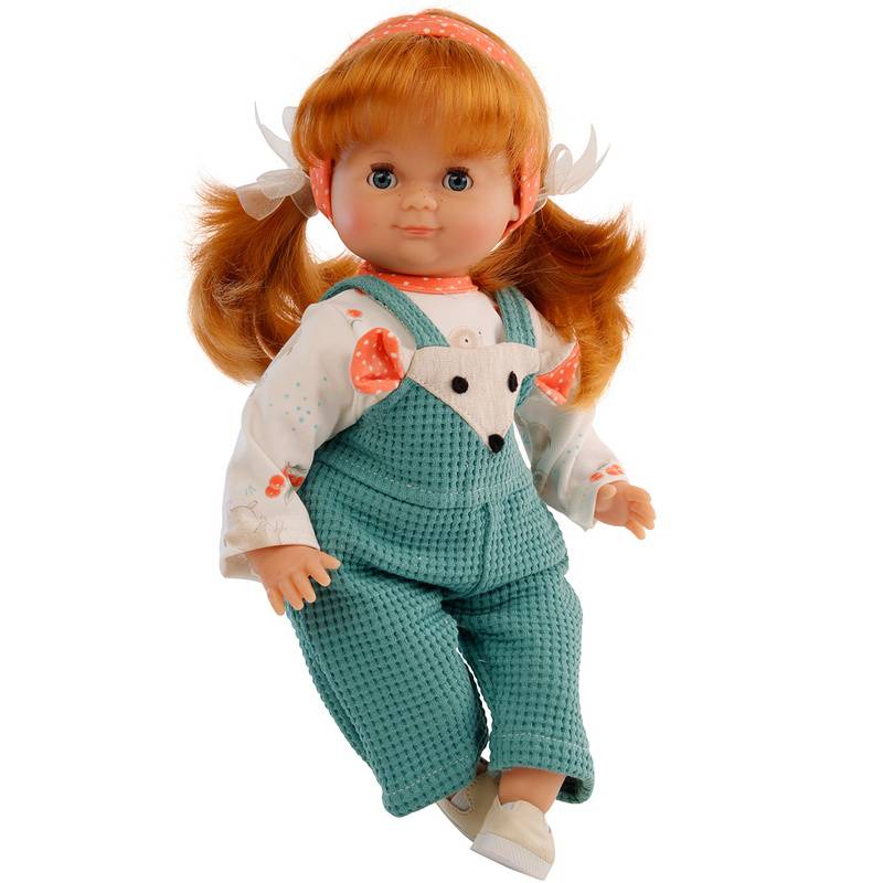 Puppe Schlummerle (32Cm) Mit Roten Haaren/Blauen Augen von Schildkröt-Puppen