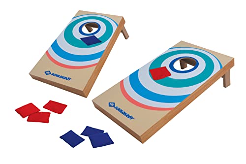 Schildkröt® Cornhole Set, Bean Bag Set aus FSC zertifiziertem MDF-Holz, Komplettset mit 2 Cornhole Boards (je 52 x 30 x 14cm) und 8 Sandsäckchen, Wurfspiel für Indoor und Outdoor, 970317 von Schildkröt