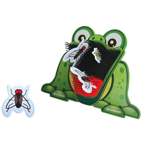 Schildkröt® Wurfspiel Füttere den Frosch, lustiges Wurfspiel mit einem Frosch als Zielscheibe, inkl 3 Fliegen und1Biene als Wurfscheibe, klappbare Standfüße,Feed the Frog für Kinder ab 4 Jahren 970309 von Schildkröt