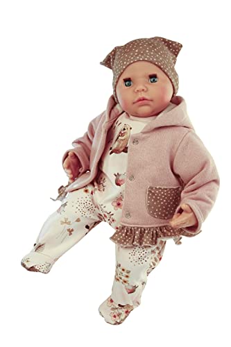 Schildkröt Puppe Julchen Gr. 52 cm (Mal Haar, Blaue Schlafaugen, Baby Puppe inkl. Kleidung) von Schildkröt