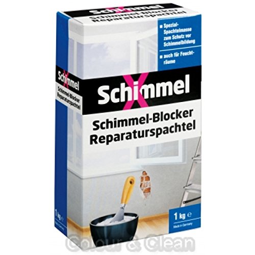 SchimmelX Schimmel-Blocker Reparaturspachtel 10 x 1 kg von SchimmelX